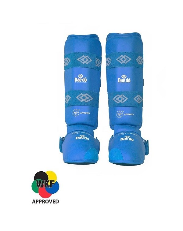 WKF BLUE SHIN INSTEP GUARD DAEDO