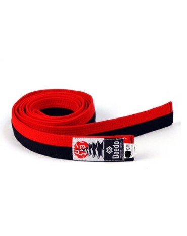 Cinturon DAEDO 240 cm. rojo/negro