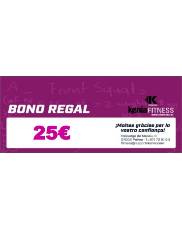 Tarjeta regalo 25€